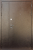 Дверь К-7 2-створчатая - Дуб беленый 